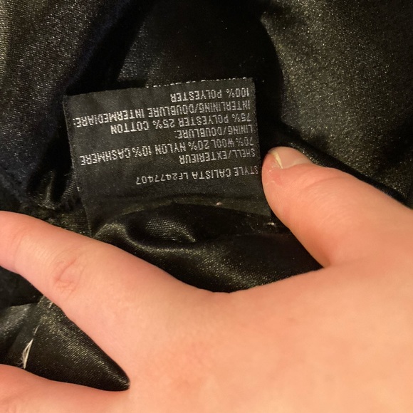 London fog trench coat Womens size 12 felt style - Picture 7 of 8